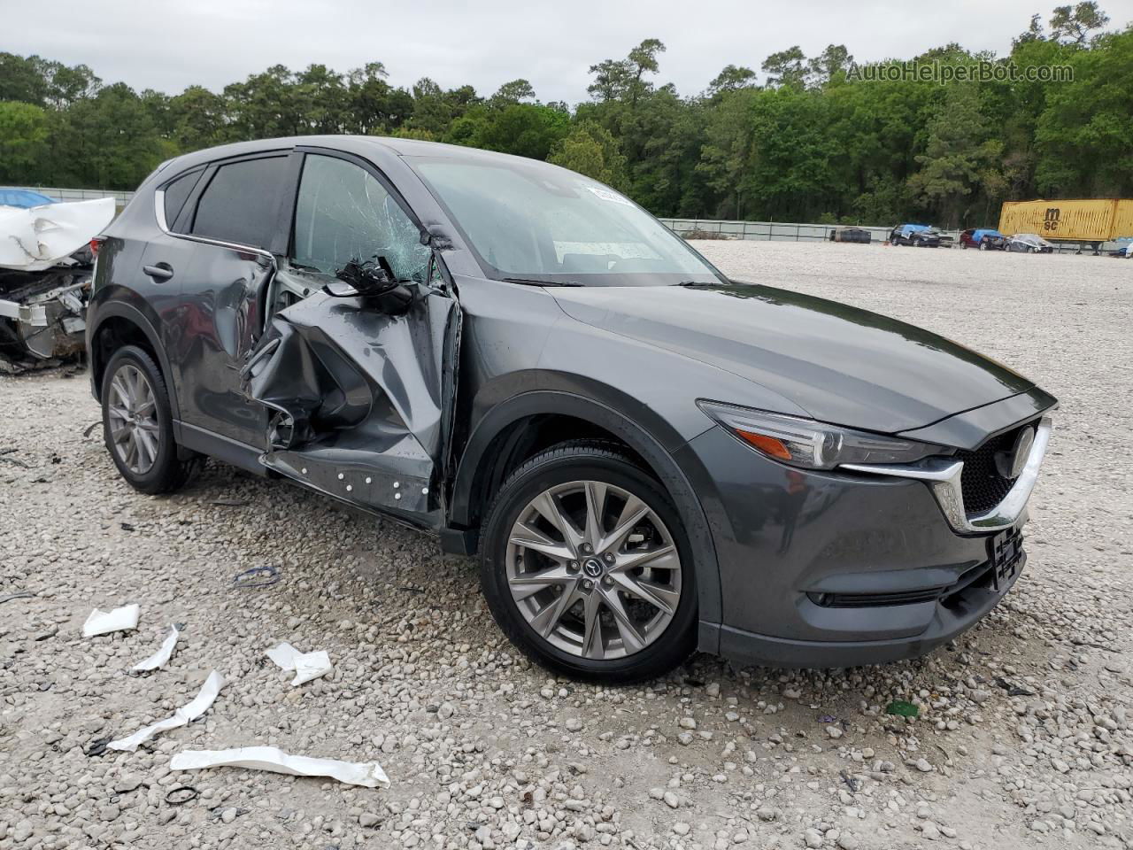 2021 Mazda Cx-5 Grand Touring Gray vin: JM3KFBDM6M0431200