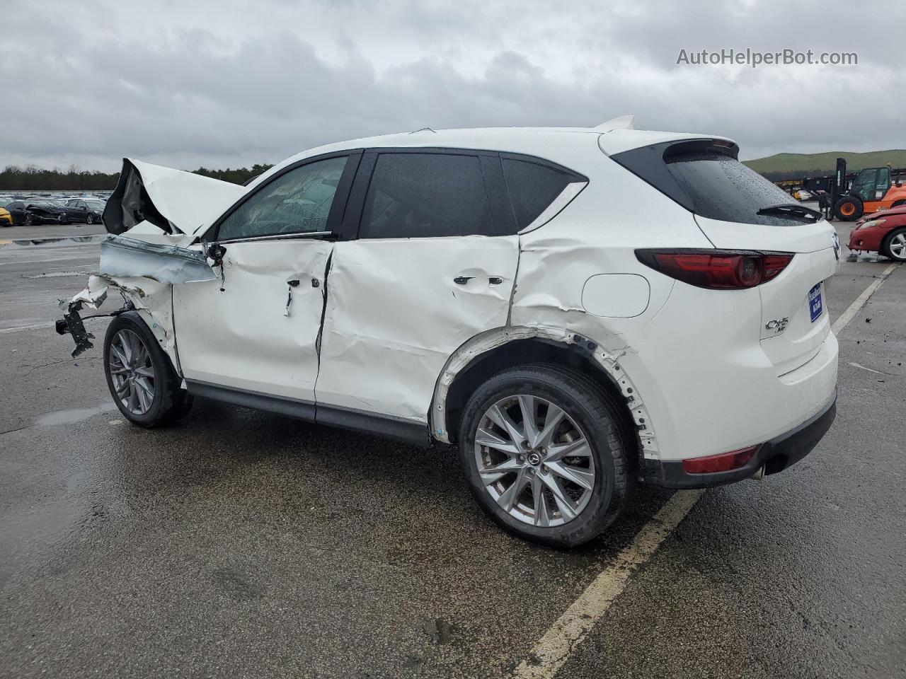 2021 Mazda Cx-5 Grand Touring Белый vin: JM3KFBDM6M0442472