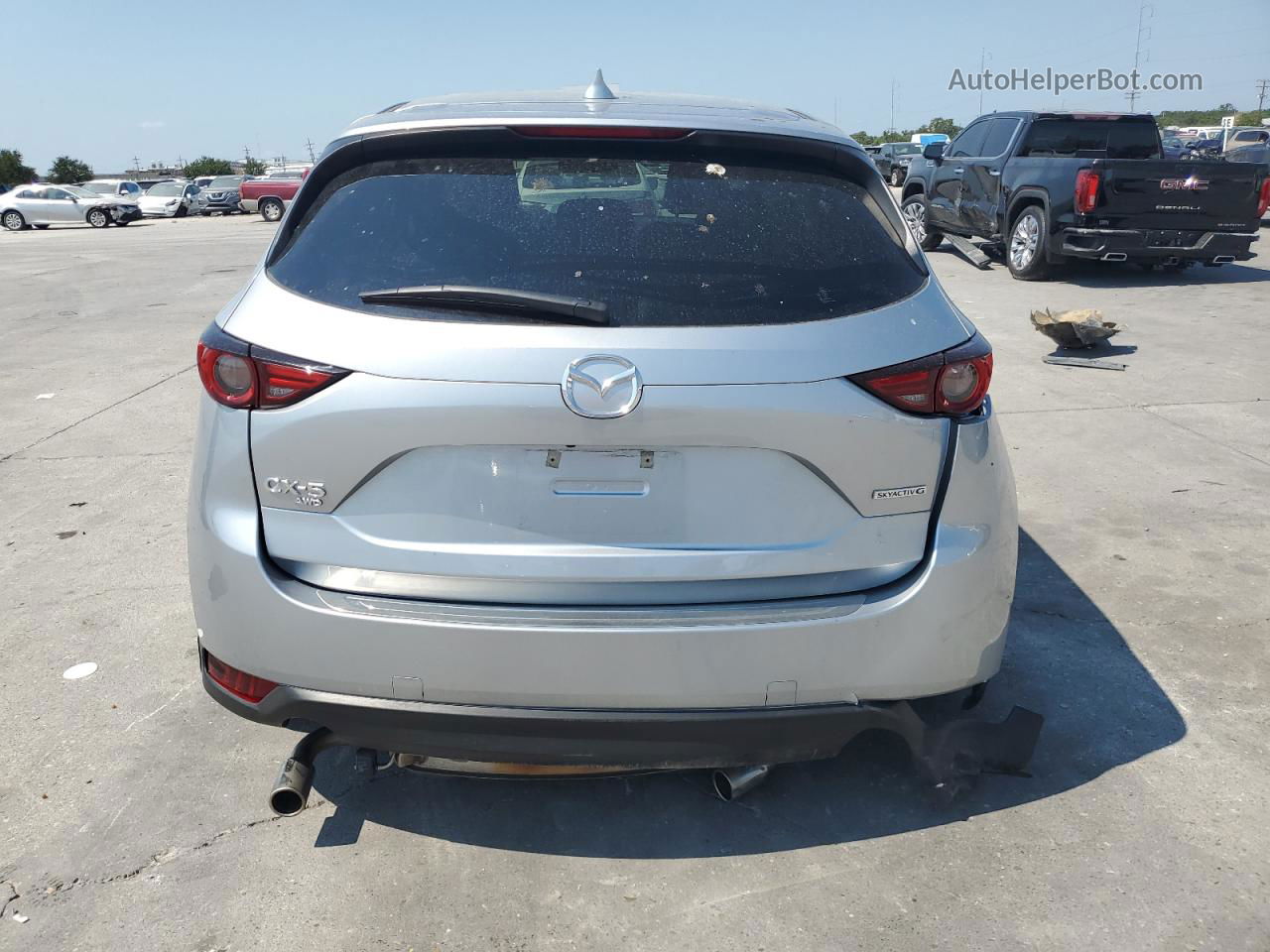 2021 Mazda Cx-5 Grand Touring Silver vin: JM3KFBDM6M0484270