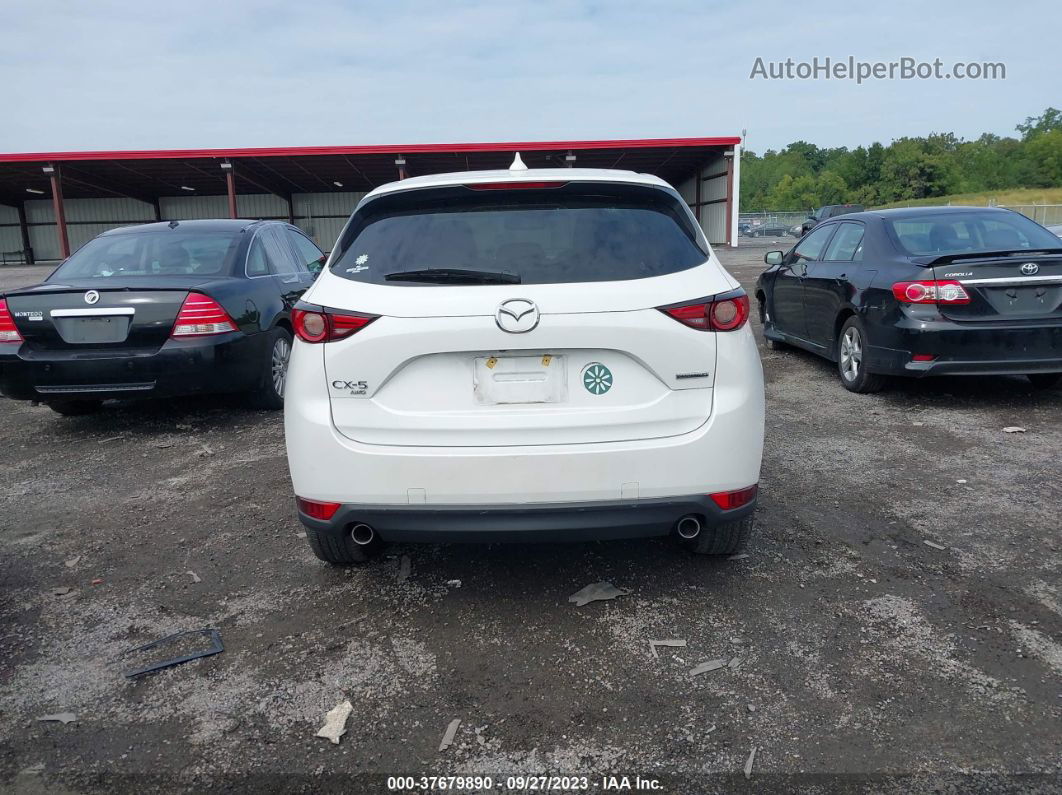 2021 Mazda Cx-5 Grand Touring White vin: JM3KFBDM6M1325792