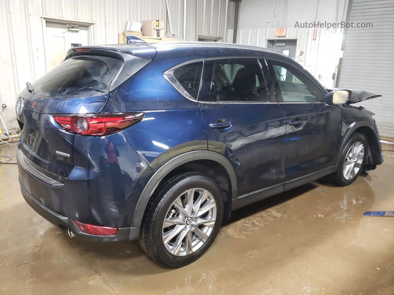 2021 Mazda Cx-5 Grand Touring Blue vin: JM3KFBDM6M1463655