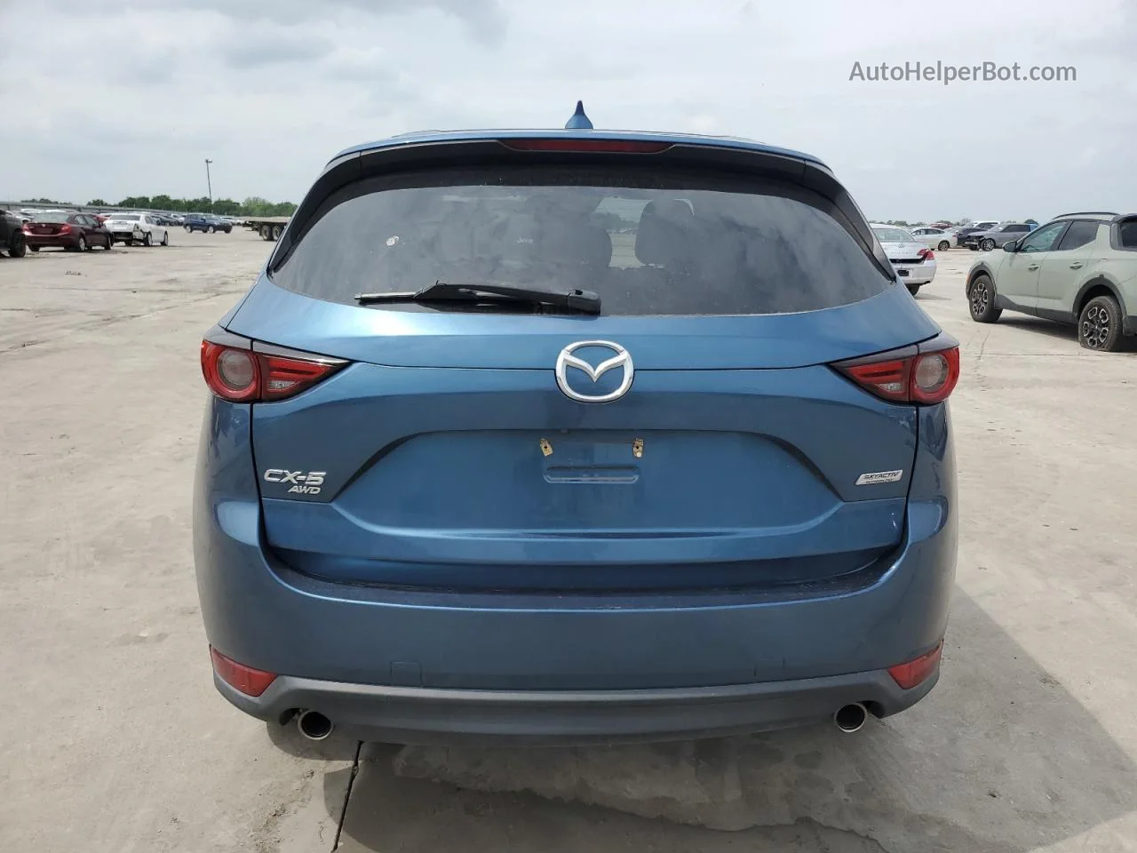 2019 Mazda Cx-5 Grand Touring Blue vin: JM3KFBDM7K0551181