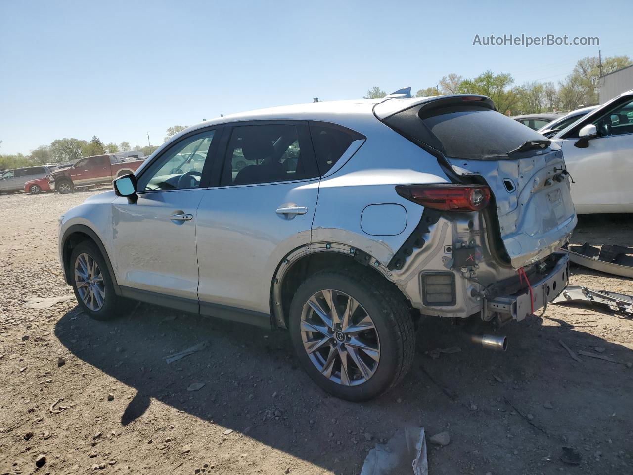 2019 Mazda Cx-5 Grand Touring Silver vin: JM3KFBDM7K0551701