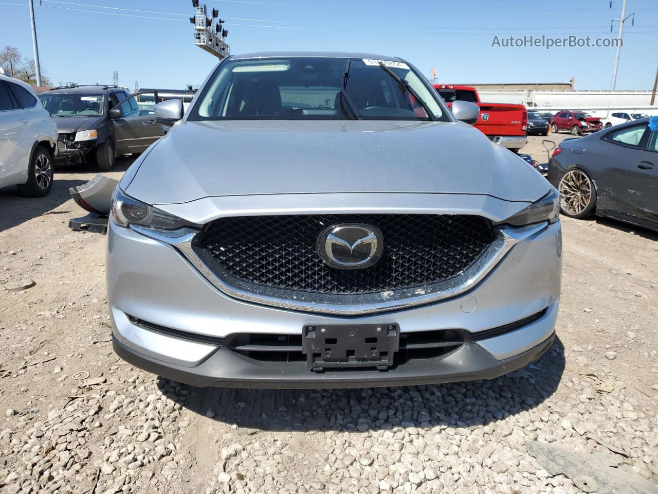 2019 Mazda Cx-5 Grand Touring Silver vin: JM3KFBDM7K0551701