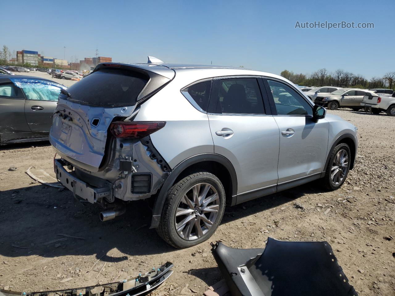 2019 Mazda Cx-5 Grand Touring Silver vin: JM3KFBDM7K0551701