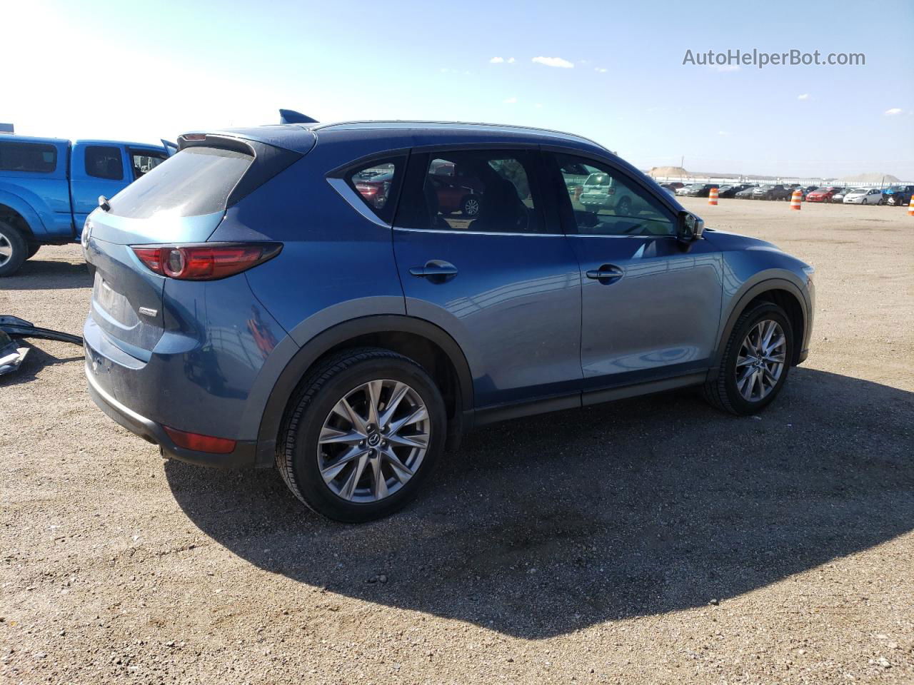 2019 Mazda Cx-5 Grand Touring Синий vin: JM3KFBDM7K0663009