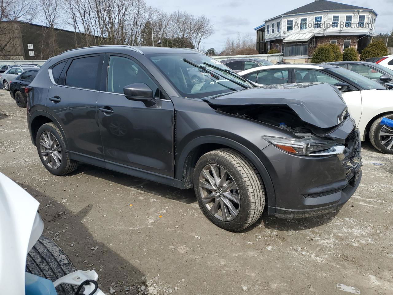 2019 Mazda Cx-5 Grand Touring Gray vin: JM3KFBDM7K1641263