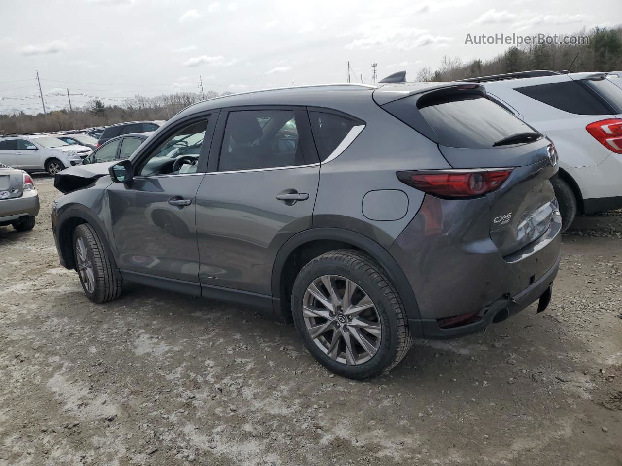 2019 Mazda Cx-5 Grand Touring Gray vin: JM3KFBDM7K1641263