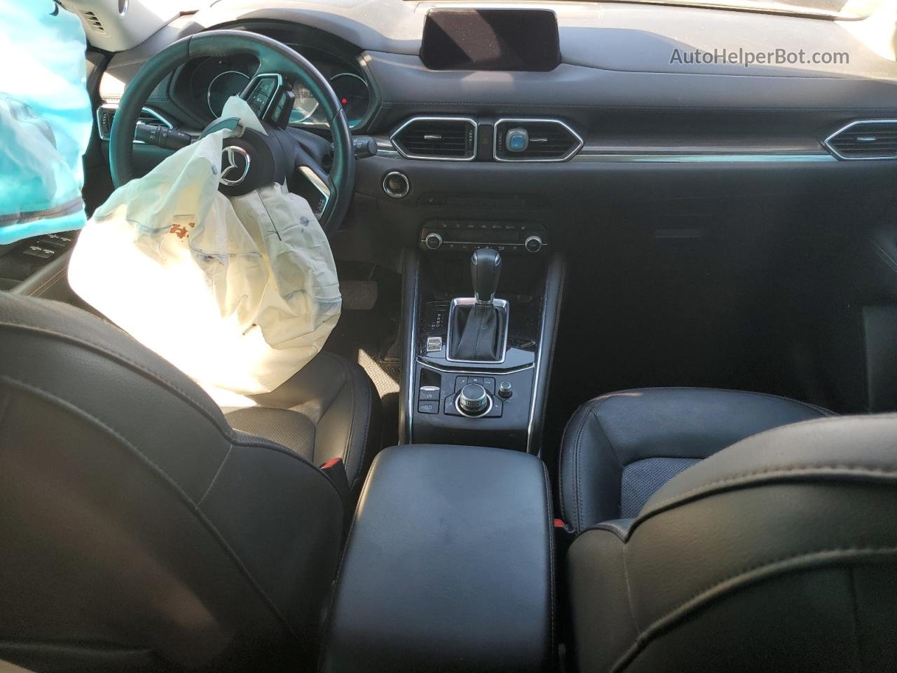 2019 Mazda Cx-5 Grand Touring White vin: JM3KFBDM7K1694027