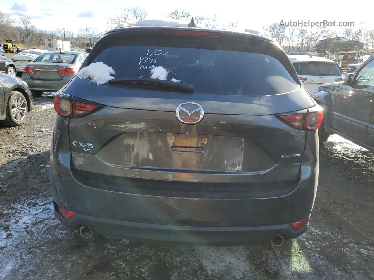 2021 Mazda Cx-5 Grand Touring Gray vin: JM3KFBDM7M1337336