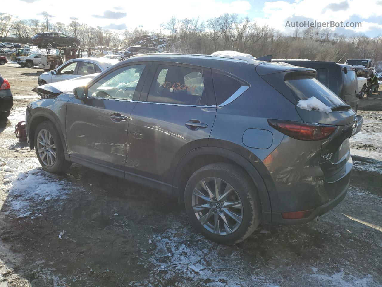 2021 Mazda Cx-5 Grand Touring Gray vin: JM3KFBDM7M1337336