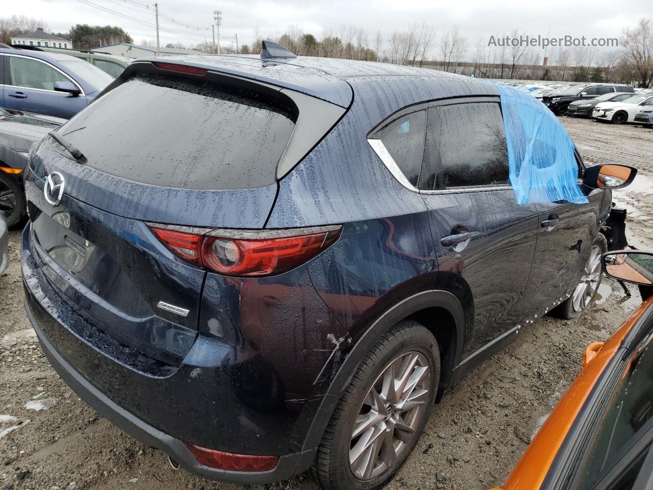 2019 Mazda Cx-5 Grand Touring Blue vin: JM3KFBDM8K0651127