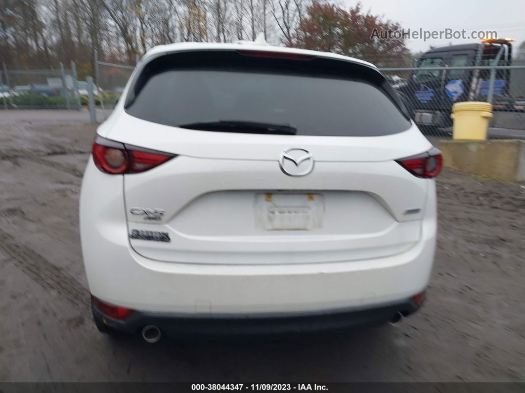 2019 Mazda Cx-5 Grand Touring White vin: JM3KFBDM8K1635858