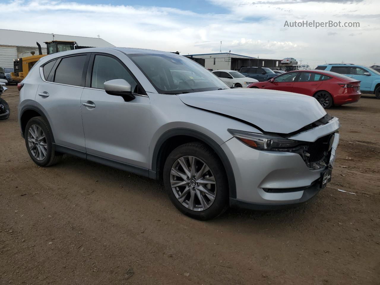 2021 Mazda Cx-5 Grand Touring Серебряный vin: JM3KFBDM8M1352671