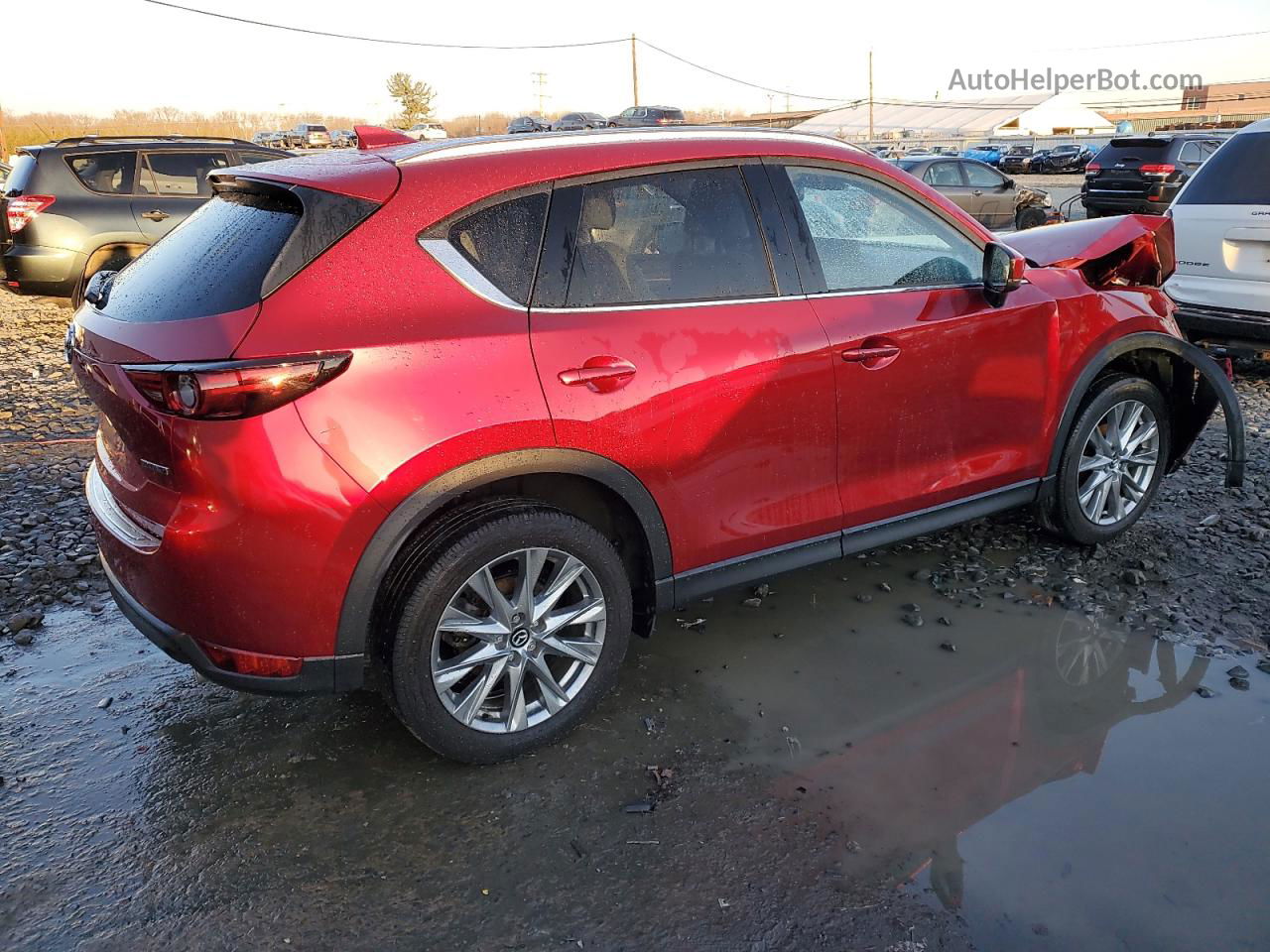 2021 Mazda Cx-5 Grand Touring Бордовый vin: JM3KFBDM8M1474821