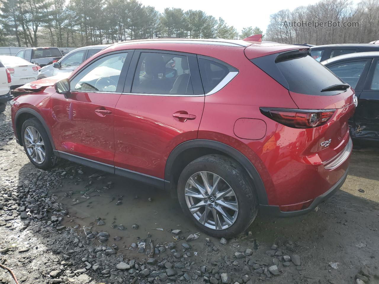 2021 Mazda Cx-5 Grand Touring Burgundy vin: JM3KFBDM8M1474821