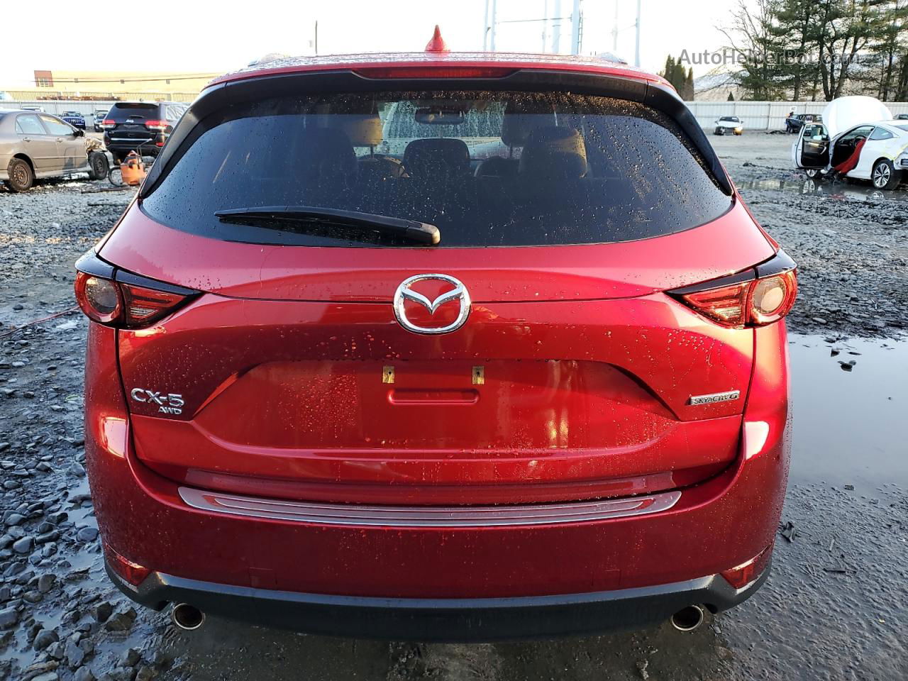 2021 Mazda Cx-5 Grand Touring Burgundy vin: JM3KFBDM8M1474821