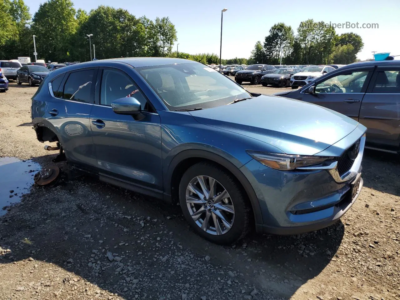 2021 Mazda Cx-5 Grand Touring Синий vin: JM3KFBDM8M1478092