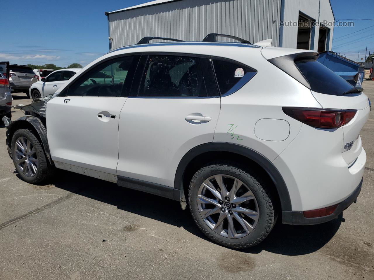 2019 Mazda Cx-5 Grand Touring White vin: JM3KFBDM9K0520398