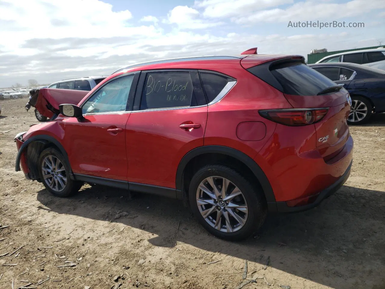 2019 Mazda Cx-5 Grand Touring Red vin: JM3KFBDM9K0611669