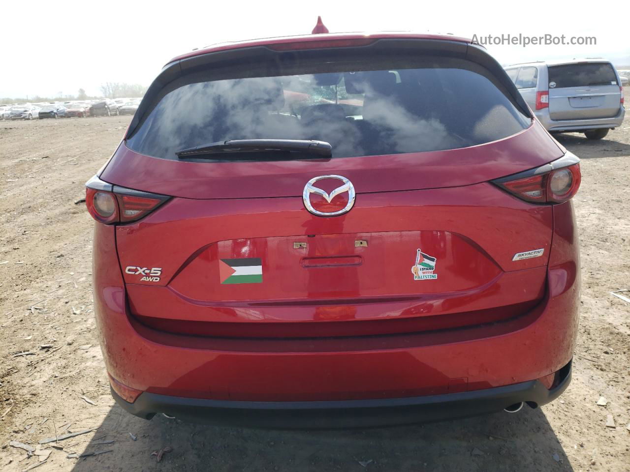 2019 Mazda Cx-5 Grand Touring Red vin: JM3KFBDM9K0611669