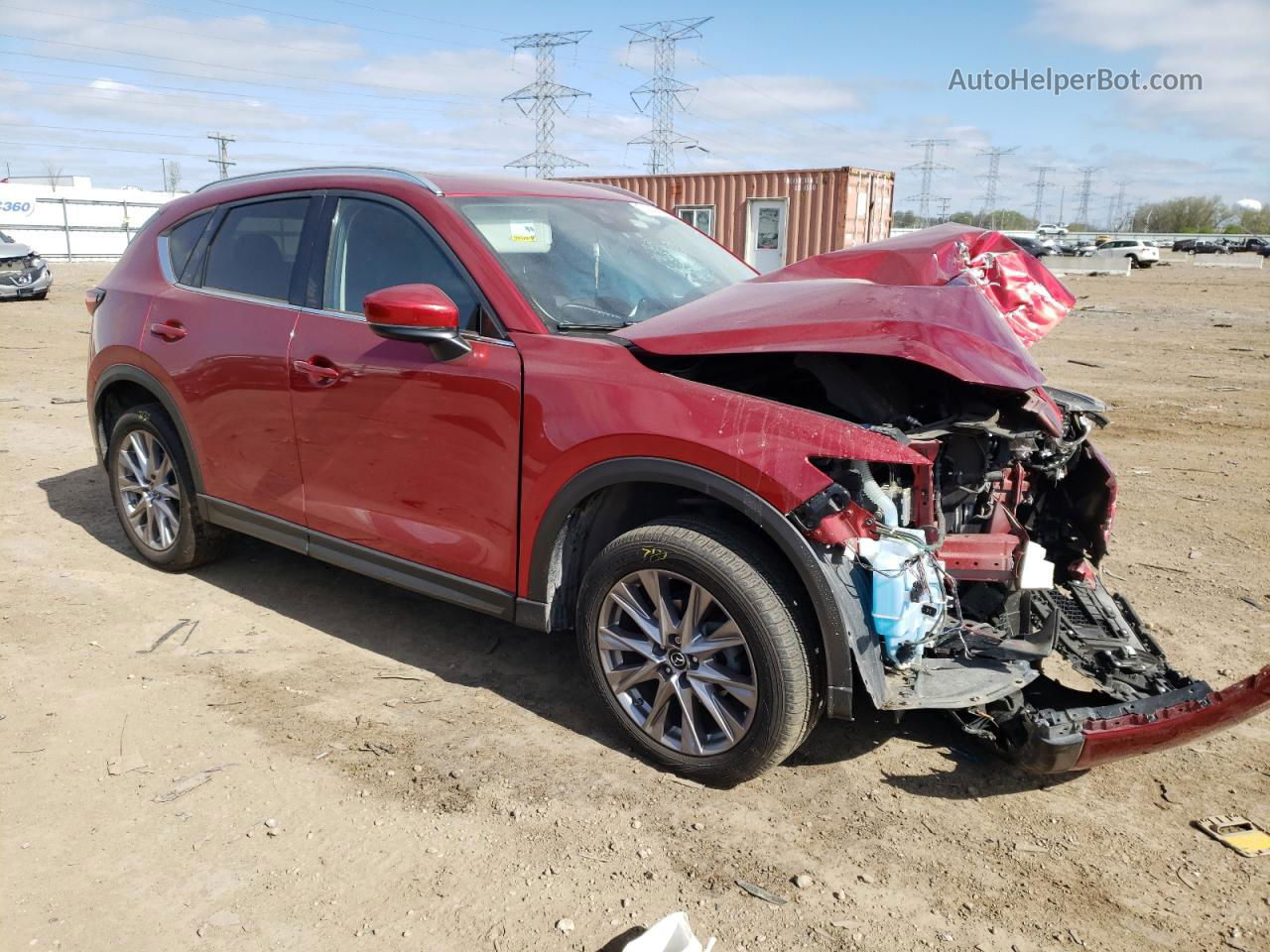 2019 Mazda Cx-5 Grand Touring Red vin: JM3KFBDM9K0611669