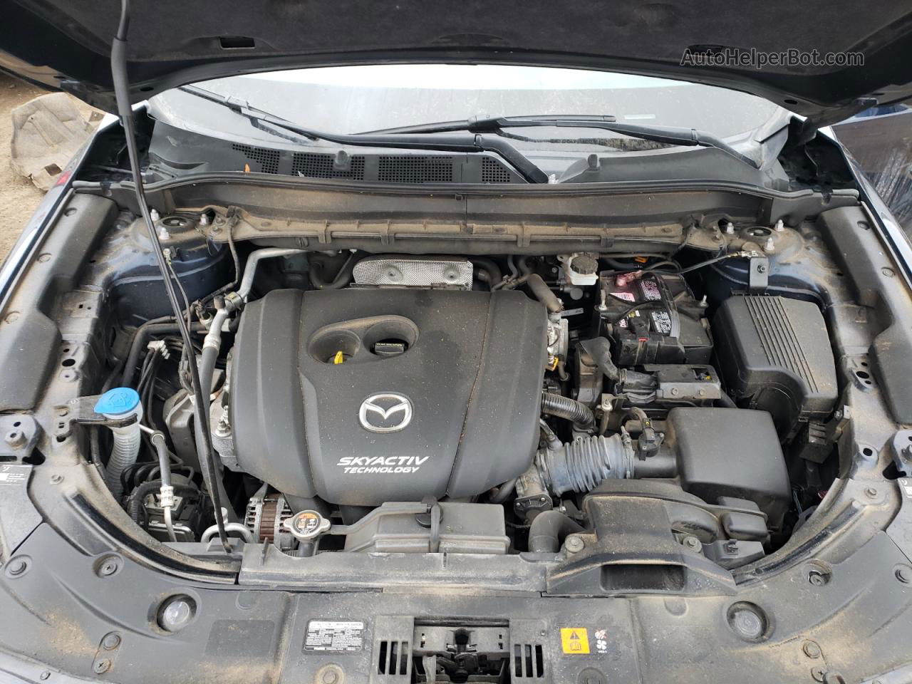2019 Mazda Cx-5 Grand Touring Синий vin: JM3KFBDM9K0615527