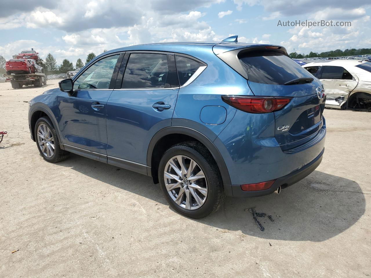 2019 Mazda Cx-5 Grand Touring Blue vin: JM3KFBDM9K0663030