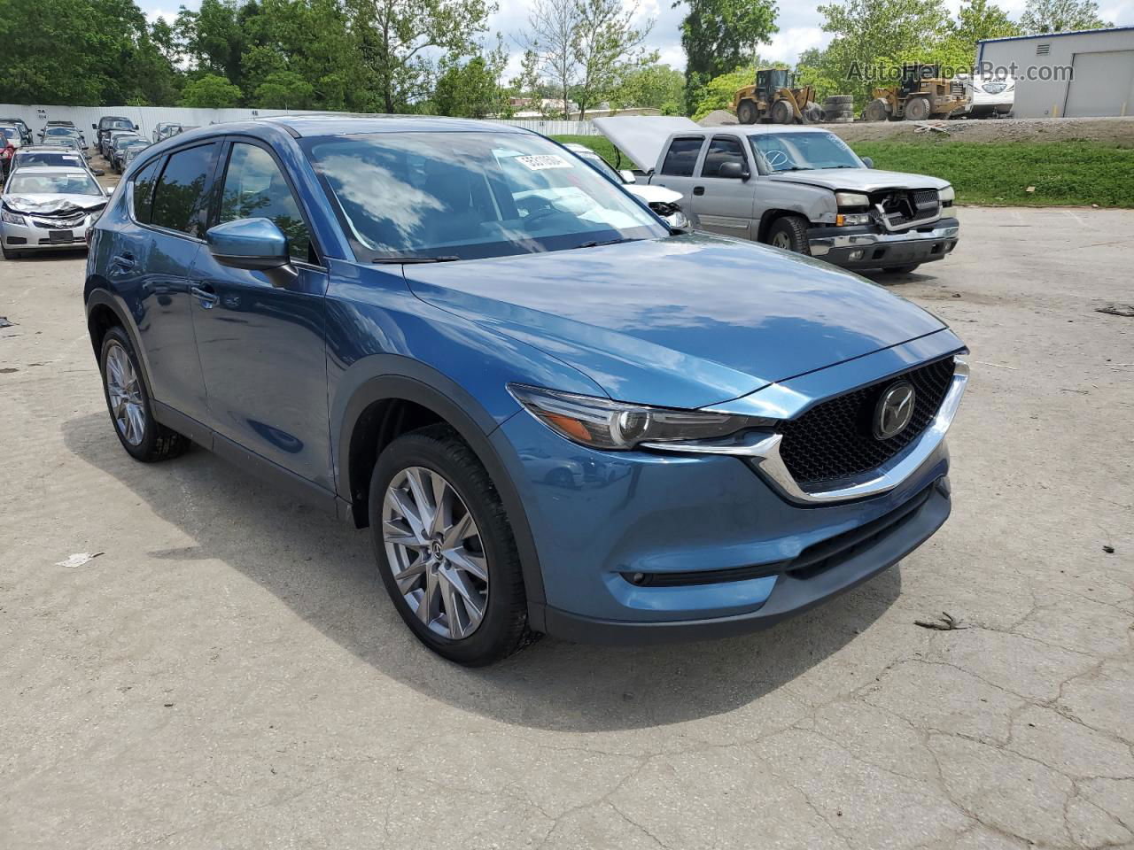 2019 Mazda Cx-5 Grand Touring Blue vin: JM3KFBDM9K0663030