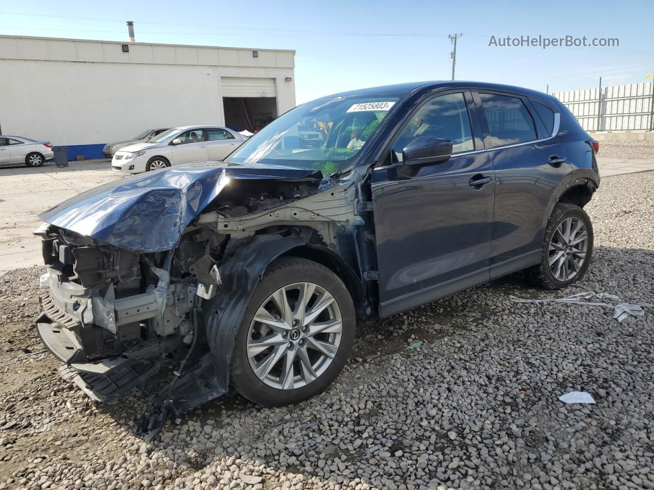 2019 Mazda Cx-5 Grand Touring Blue vin: JM3KFBDM9K1545621