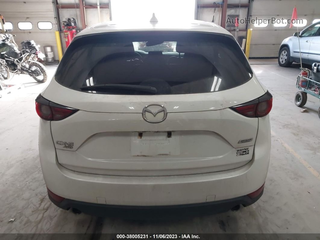 2019 Mazda Cx-5 Grand Touring White vin: JM3KFBDM9K1601105