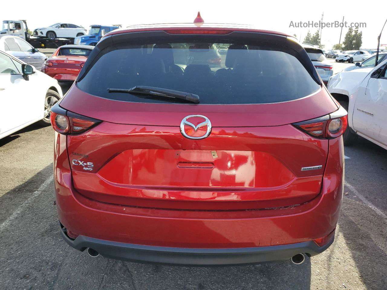 2021 Mazda Cx-5 Grand Touring Red vin: JM3KFBDM9M1305052