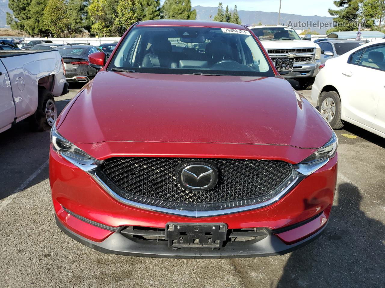 2021 Mazda Cx-5 Grand Touring Red vin: JM3KFBDM9M1305052