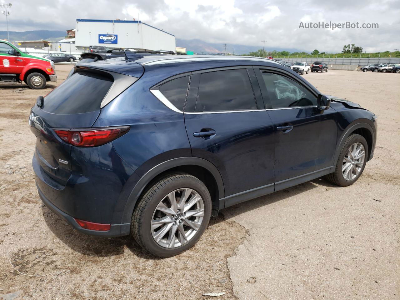 2019 Mazda Cx-5 Grand Touring Blue vin: JM3KFBDMXK0537047