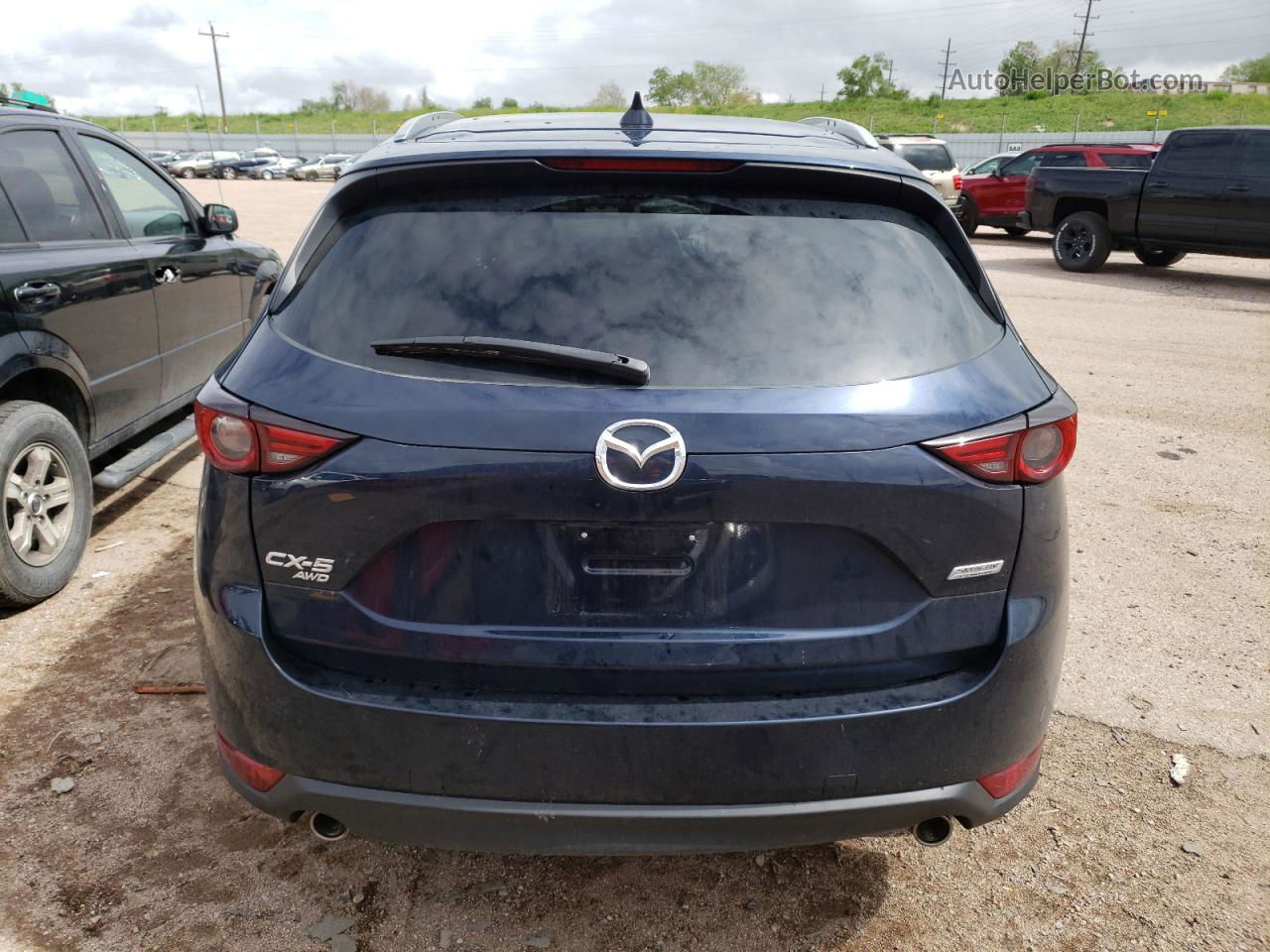 2019 Mazda Cx-5 Grand Touring Blue vin: JM3KFBDMXK0537047