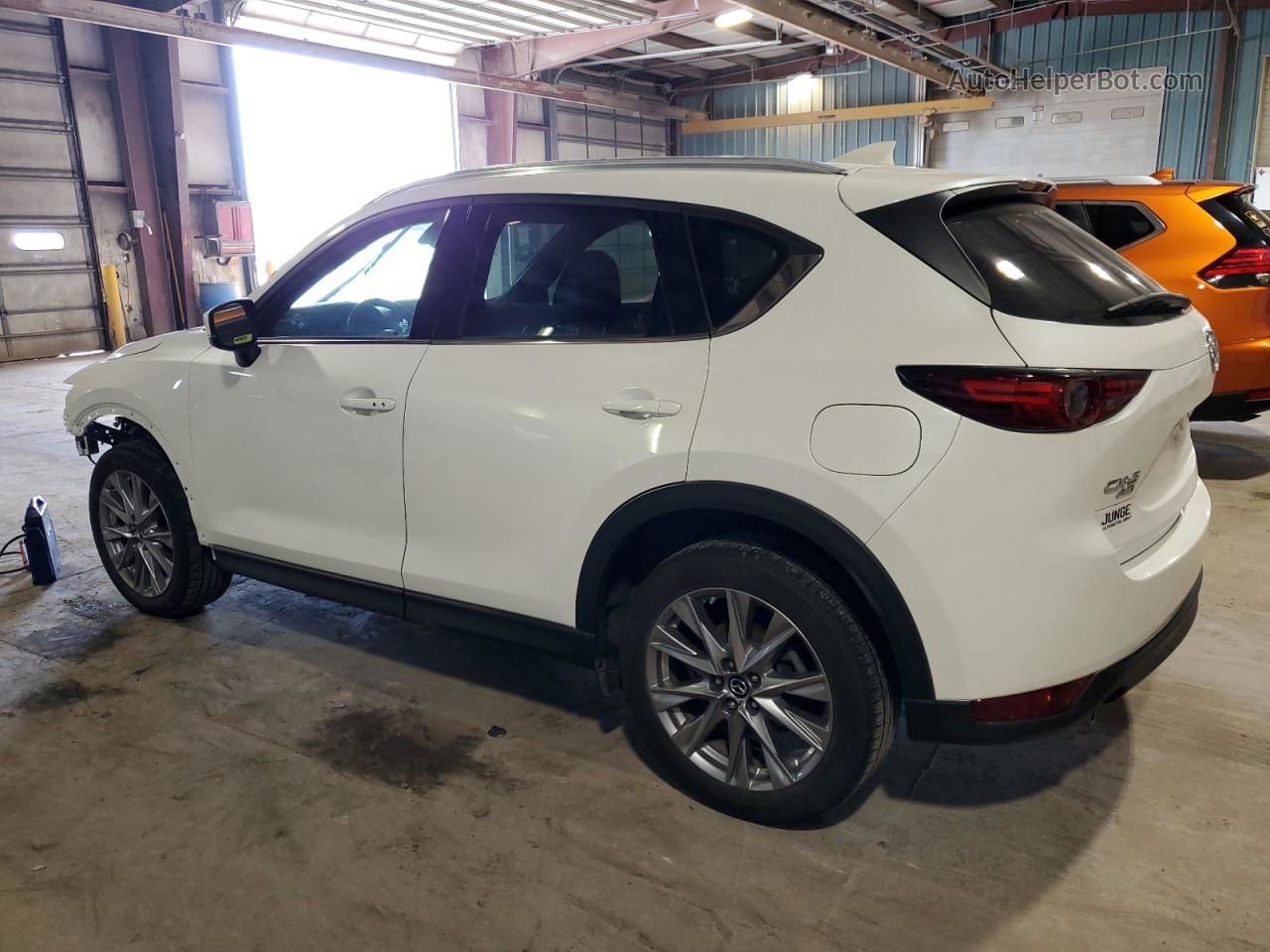 2019 Mazda Cx-5 Grand Touring White vin: JM3KFBDMXK0542359