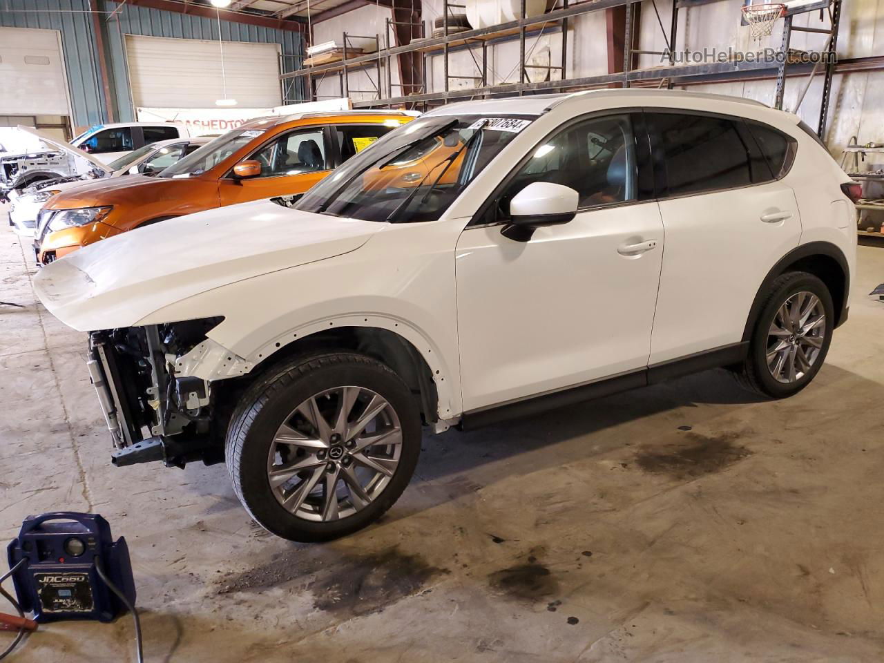 2019 Mazda Cx-5 Grand Touring White vin: JM3KFBDMXK0542359