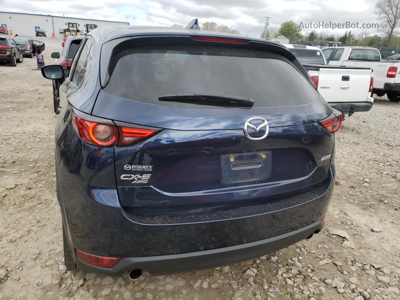 2019 Mazda Cx-5 Grand Touring Синий vin: JM3KFBDMXK0605864