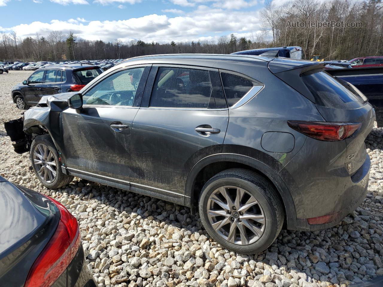 2019 Mazda Cx-5 Grand Touring Gray vin: JM3KFBDMXK0634233