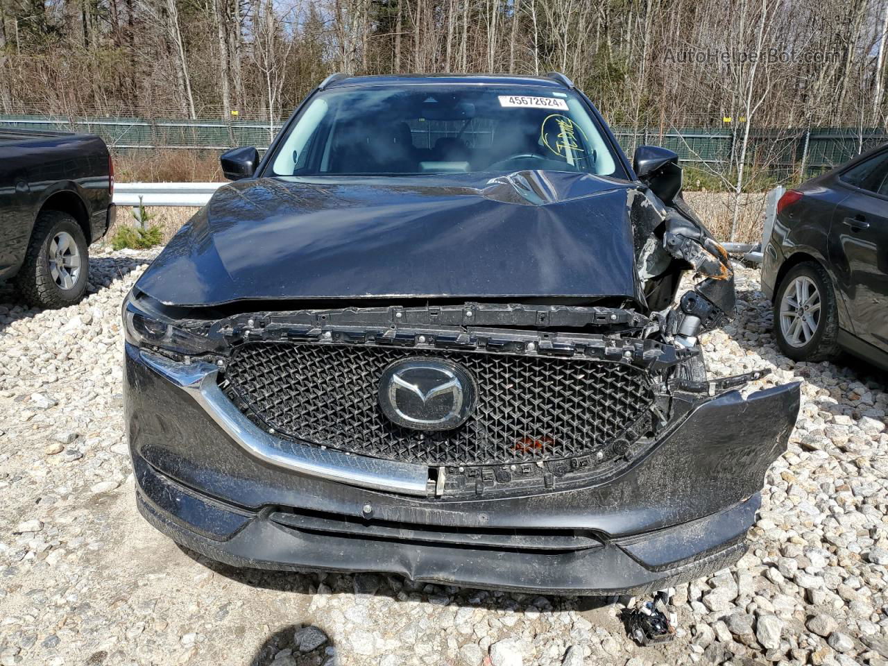 2019 Mazda Cx-5 Grand Touring Gray vin: JM3KFBDMXK0634233