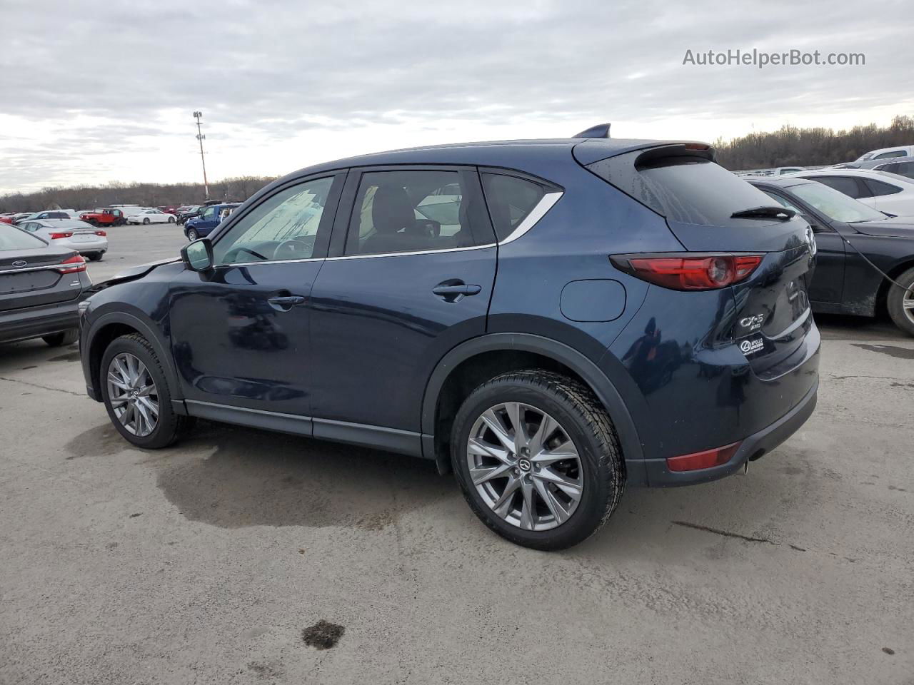 2021 Mazda Cx-5 Grand Touring Blue vin: JM3KFBDMXM0323713