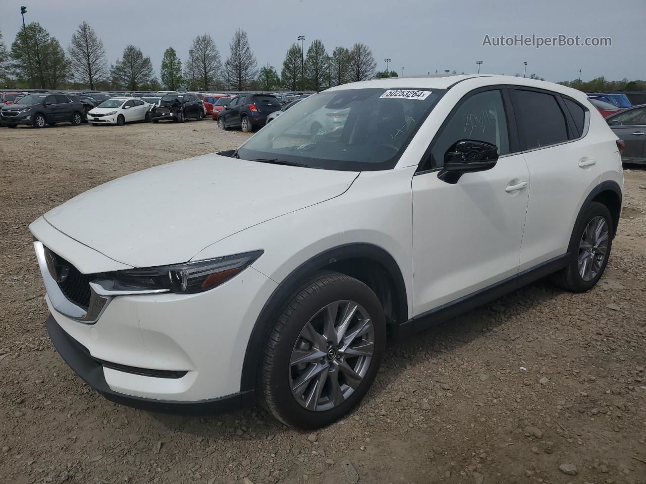 2021 Mazda Cx-5 Grand Touring Белый vin: JM3KFBDMXM0330869