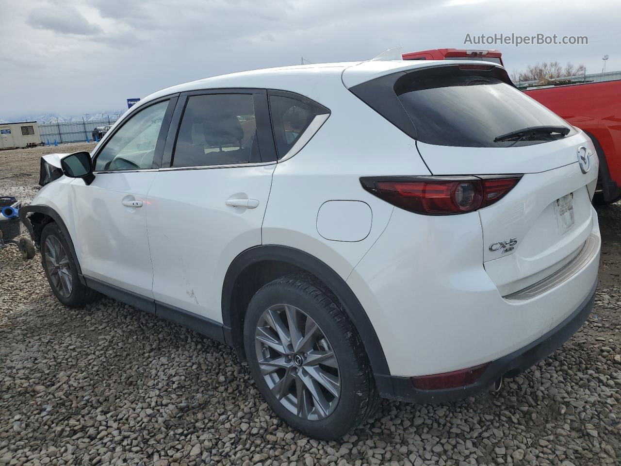 2021 Mazda Cx-5 Grand Touring White vin: JM3KFBDMXM0416487