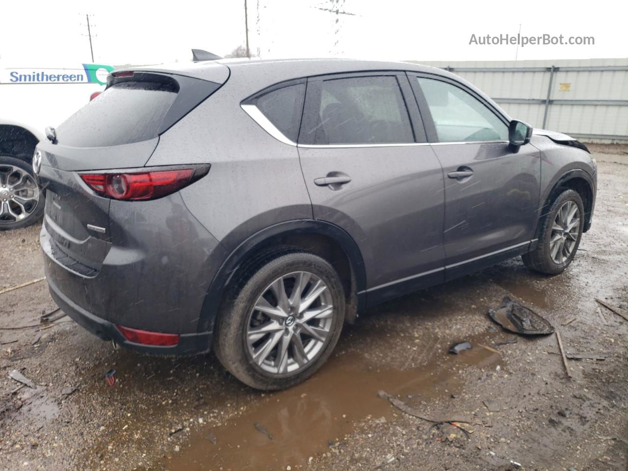 2021 Mazda Cx-5 Grand Touring Серый vin: JM3KFBDMXM1302709