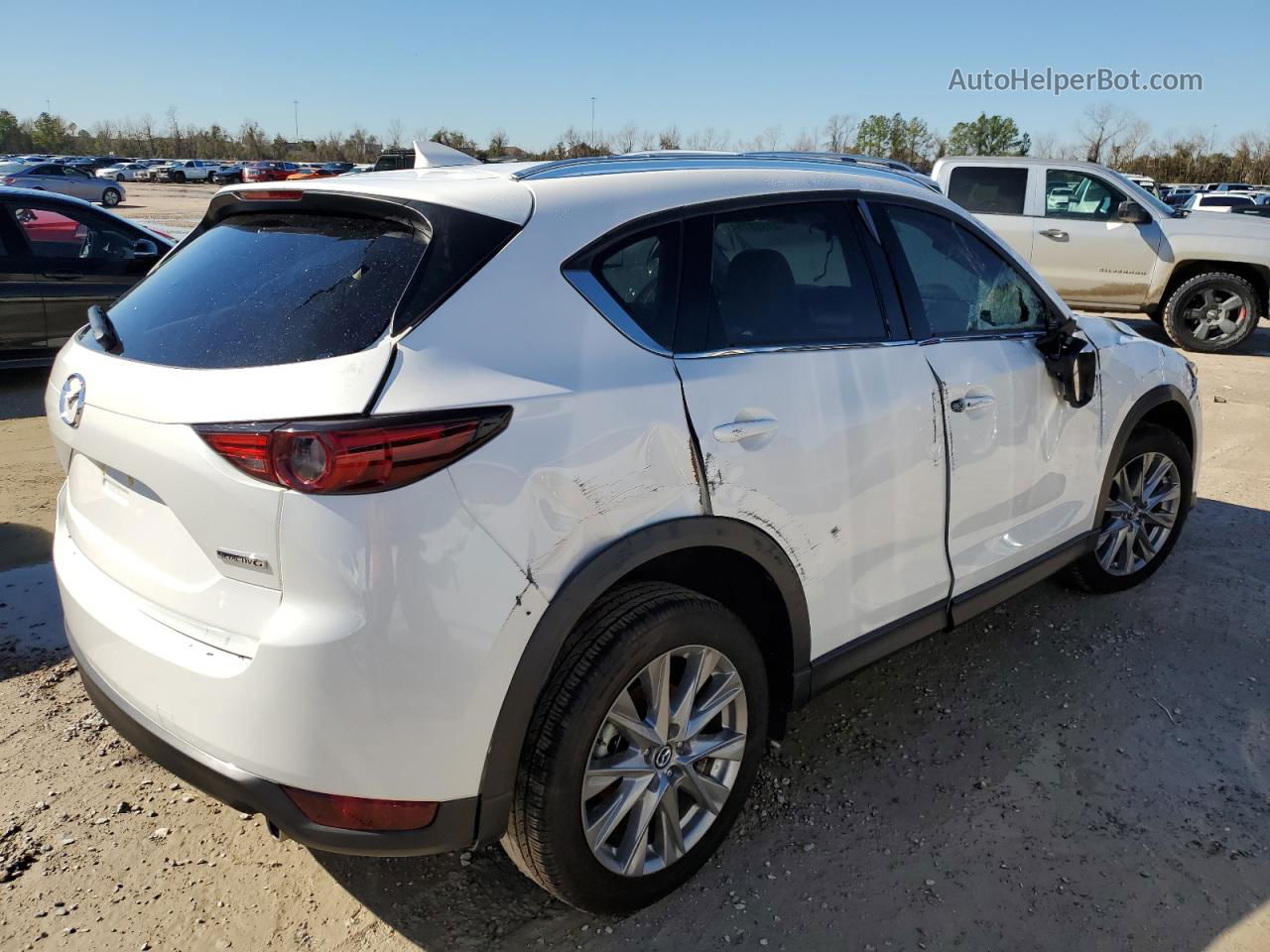 2021 Mazda Cx-5 Grand Touring Белый vin: JM3KFBDMXM1498263