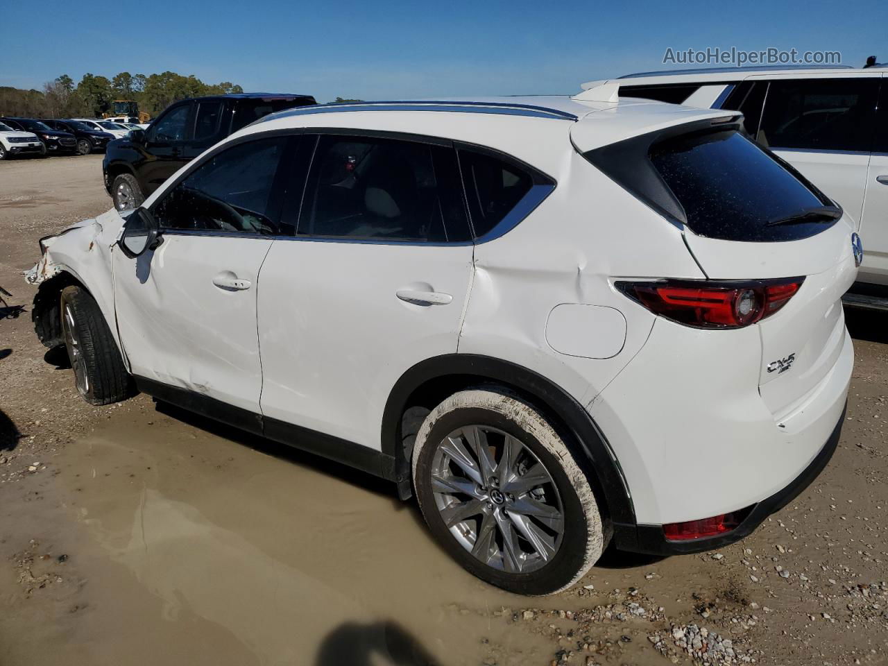 2021 Mazda Cx-5 Grand Touring Белый vin: JM3KFBDMXM1498263