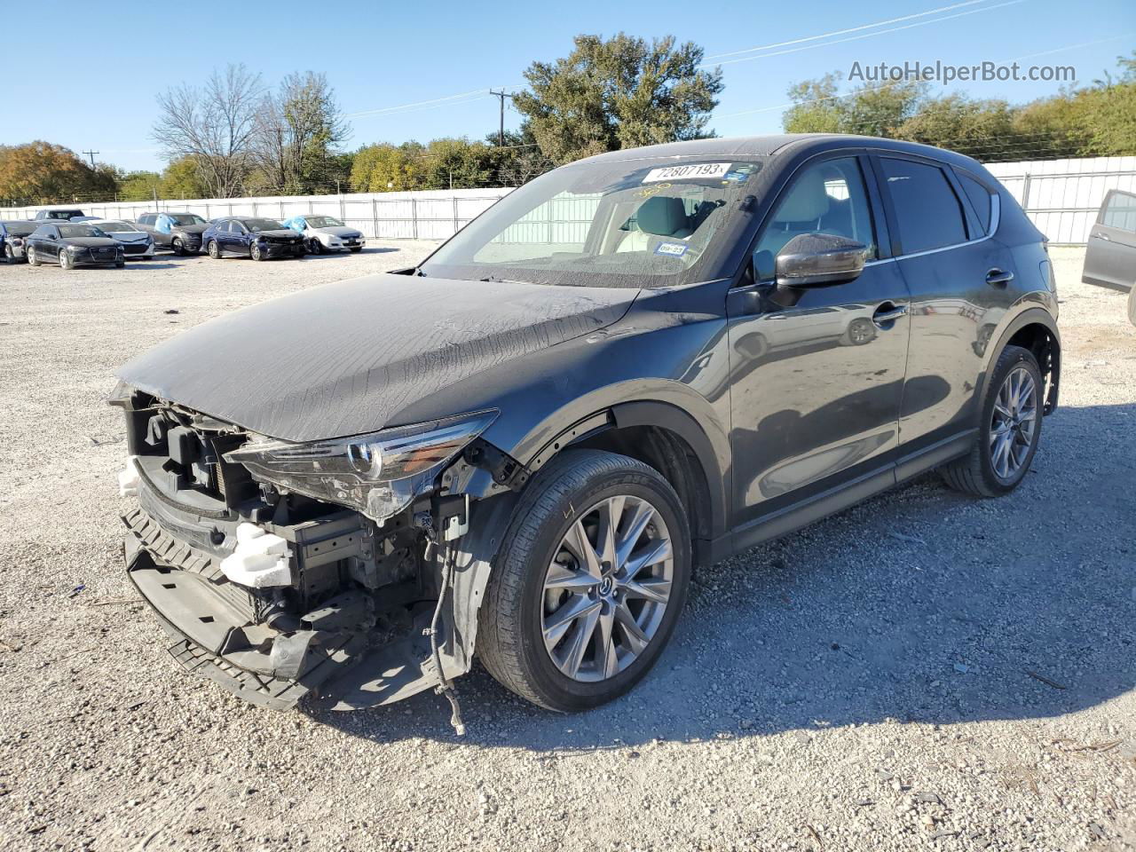 2019 Mazda Cx-5 Grand Touring Reserve Gray vin: JM3KFBDY2K0628722