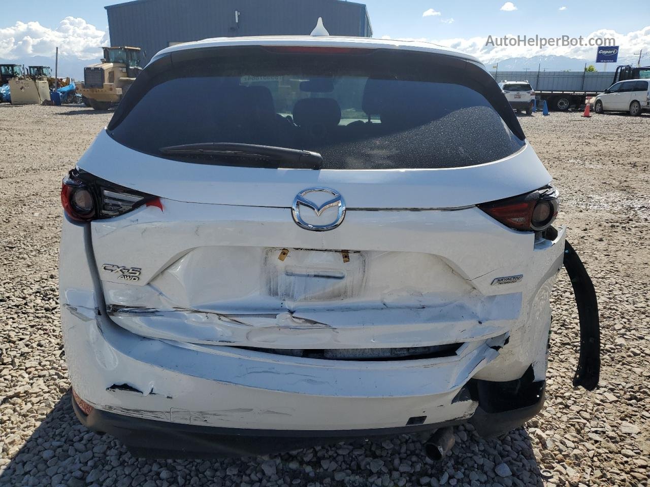 2019 Mazda Cx-5 Grand Touring Reserve Белый vin: JM3KFBDY7K0535226