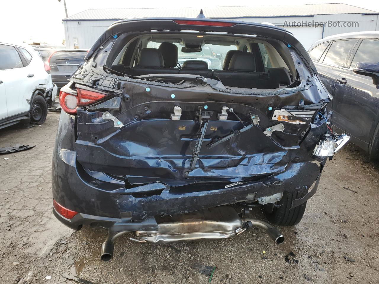 2019 Mazda Cx-5 Grand Touring Reserve Синий vin: JM3KFBDYXK0540324