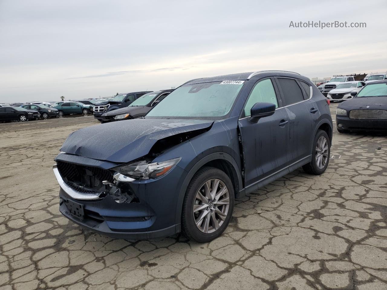 2019 Mazda Cx-5 Grand Touring Reserve Синий vin: JM3KFBDYXK0602689